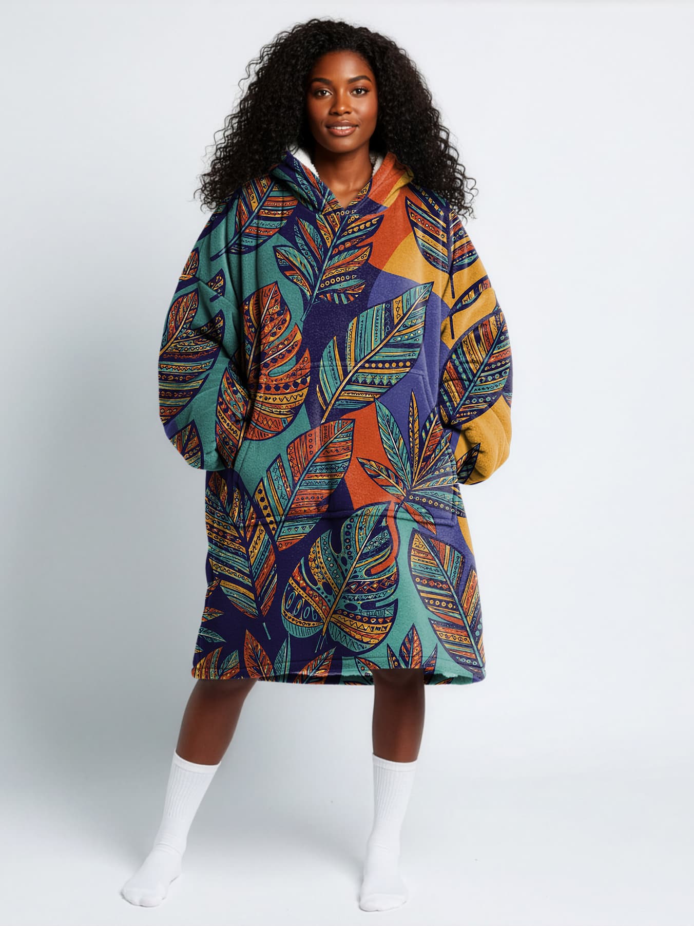 'Majani' Blanket Hoodie