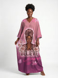 'Imani' Wild Rose Kaftan Dress