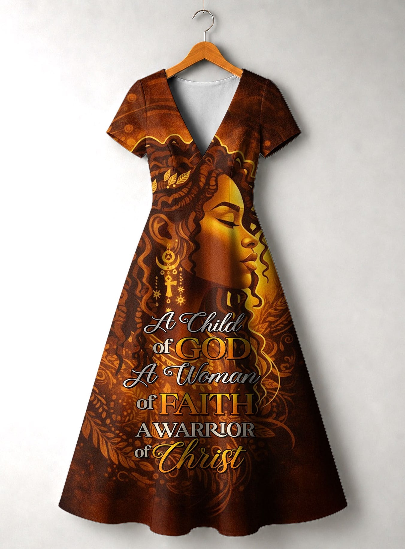 'Amara' Short Sleeve Maxi Dress