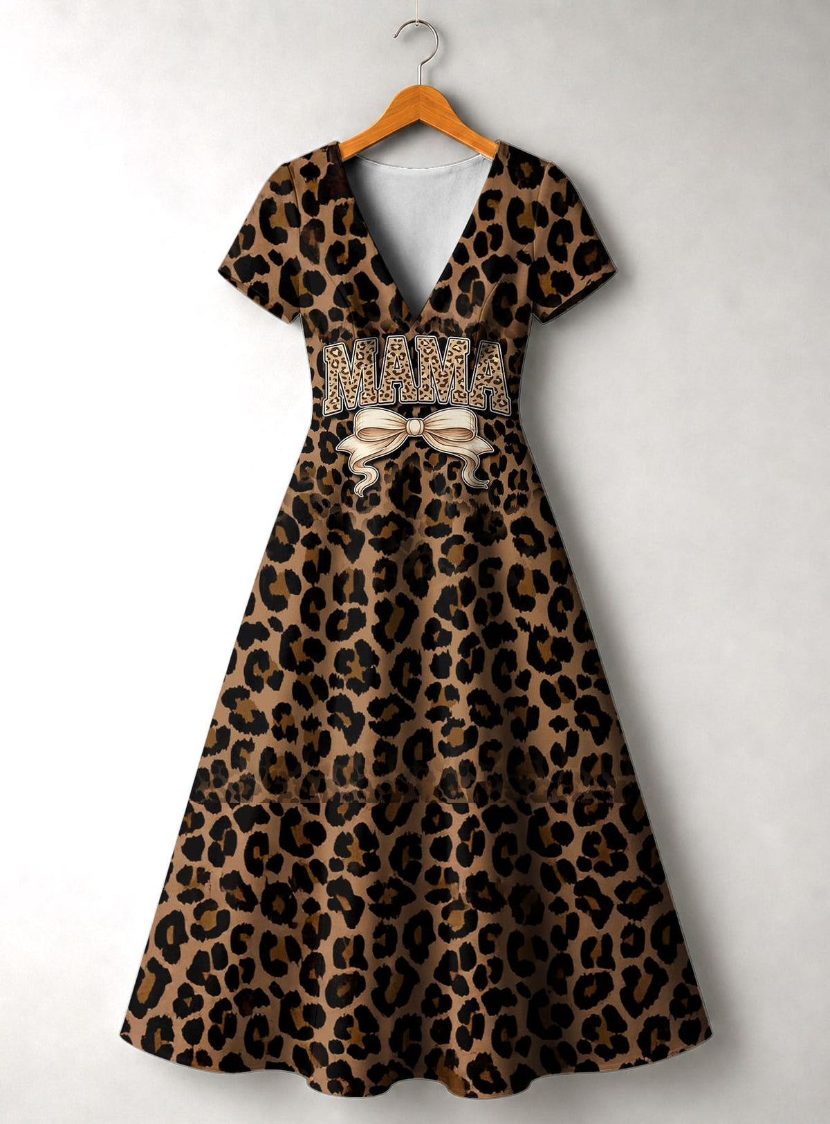 'Mama' Short Sleeve Maxi Dress