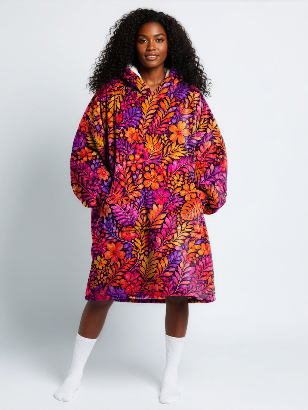 'Waridi' Blanket Hoodie