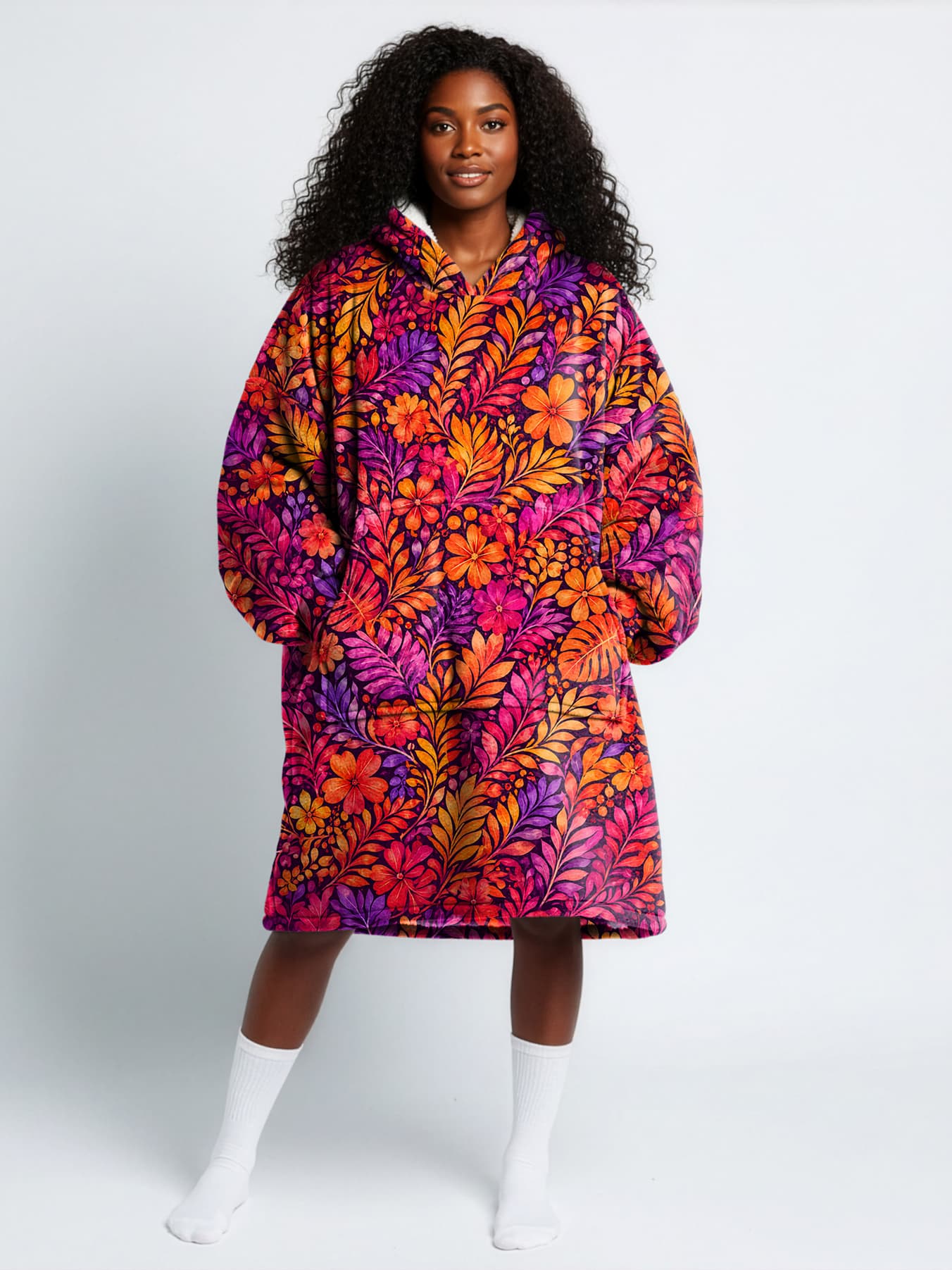 'Waridi' Blanket Hoodie