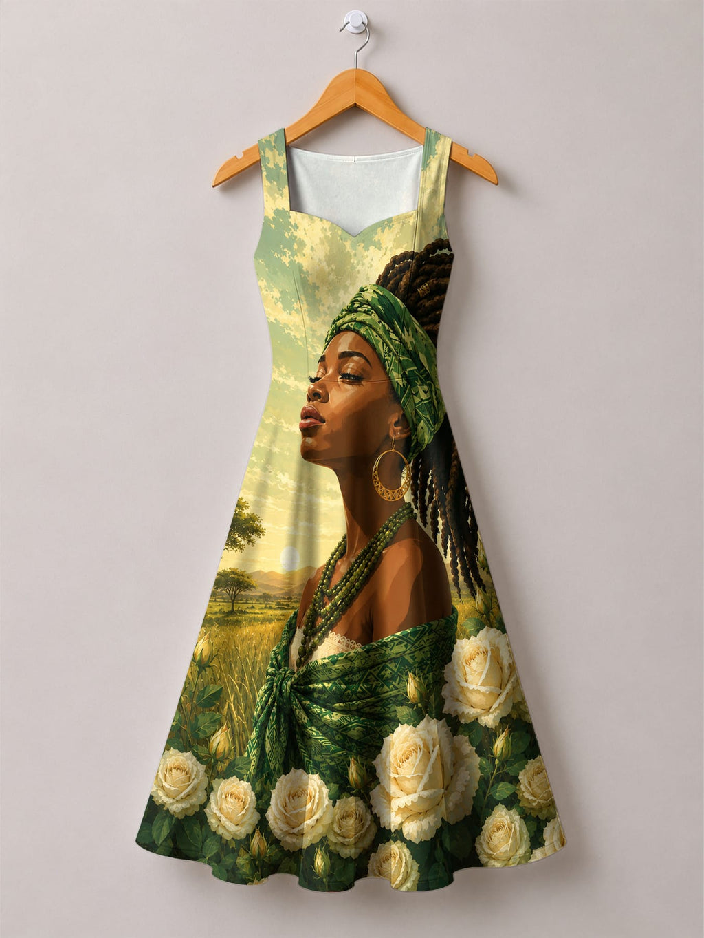 'Tulia' Cotton Corset Dress