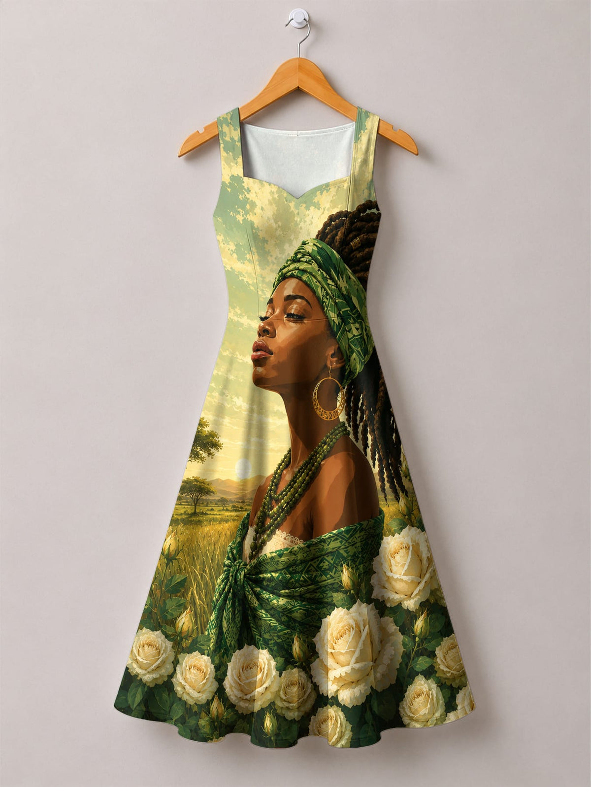'Tulia' Cotton Corset Dress