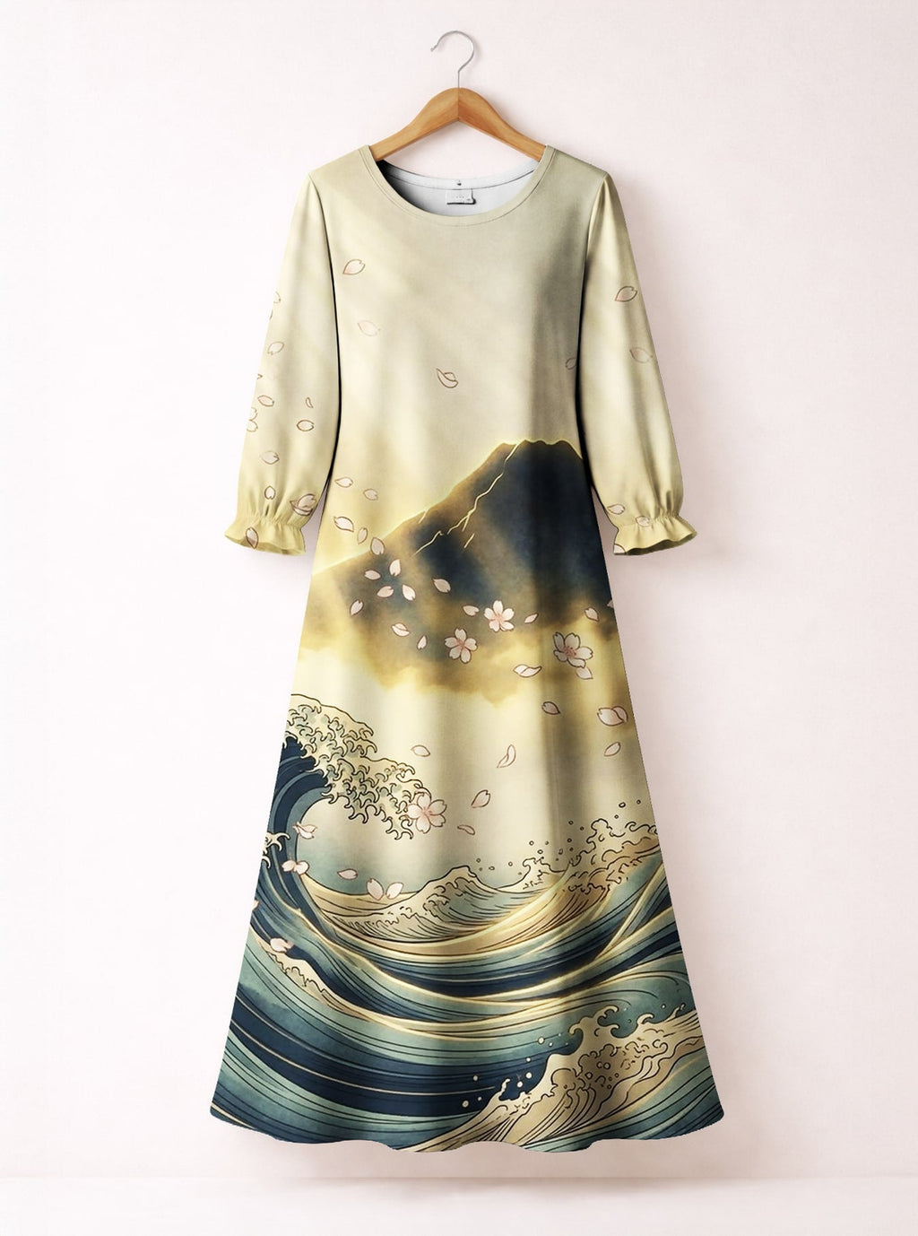 'Wimbi' Long Sleeve Maxi Dress