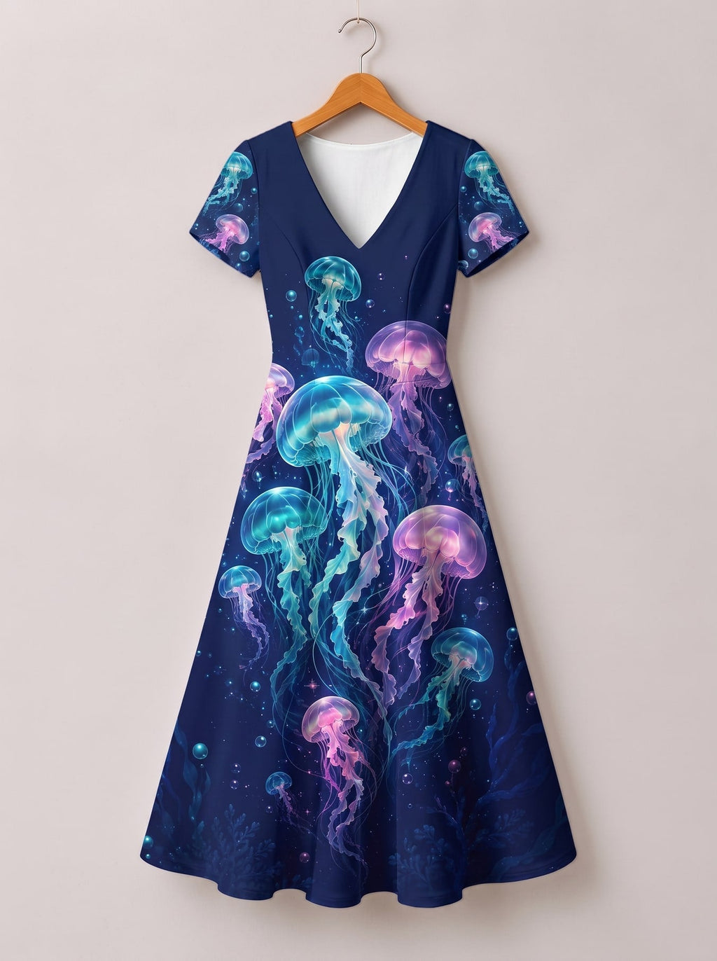'Bahari' Short Sleeve Maxi Dress