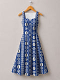 'Oshun' Royal Blue Corset Dress