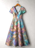 'Almasi' Short Sleeve Maxi Dress