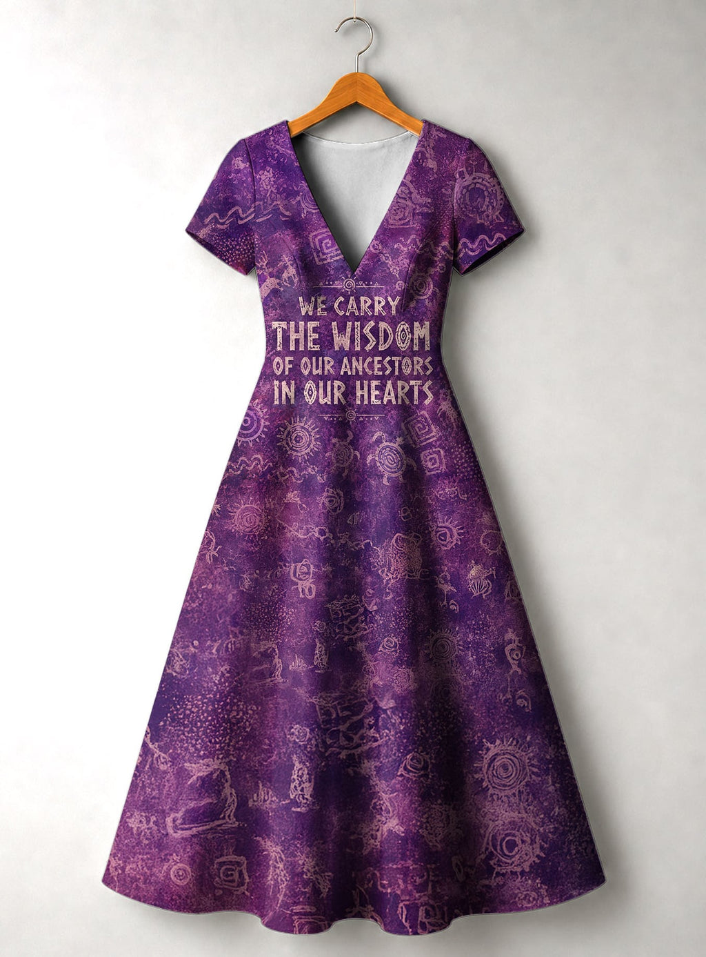 'Hekima' Short Sleeve Maxi Dress