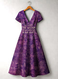'Hekima' Short Sleeve Maxi Dress