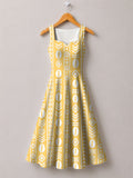 'Oshun Dhahabu' Cotton Corset Dress
