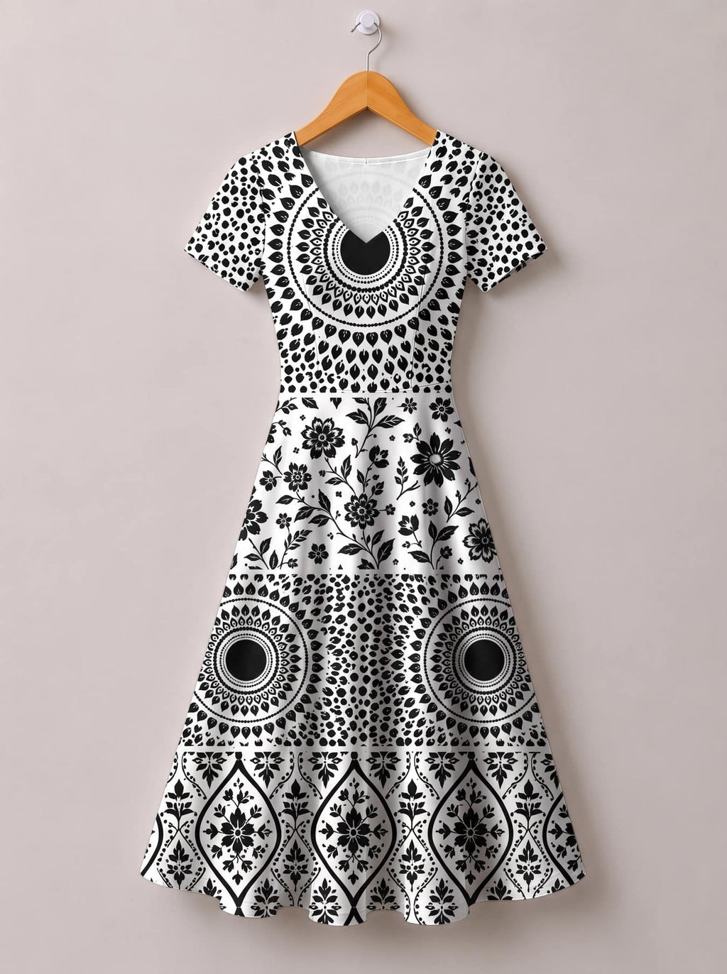 'Mwanga' Short Sleeve Maxi Dress