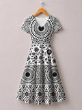 'Mwanga' Short Sleeve Maxi Dress