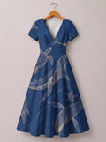'Pwani' Short Sleeve Maxi Dress