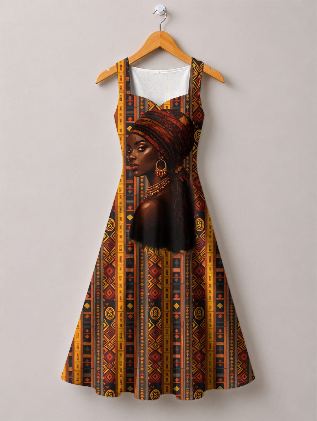 Melanin Radiance Cotton Corset Dress