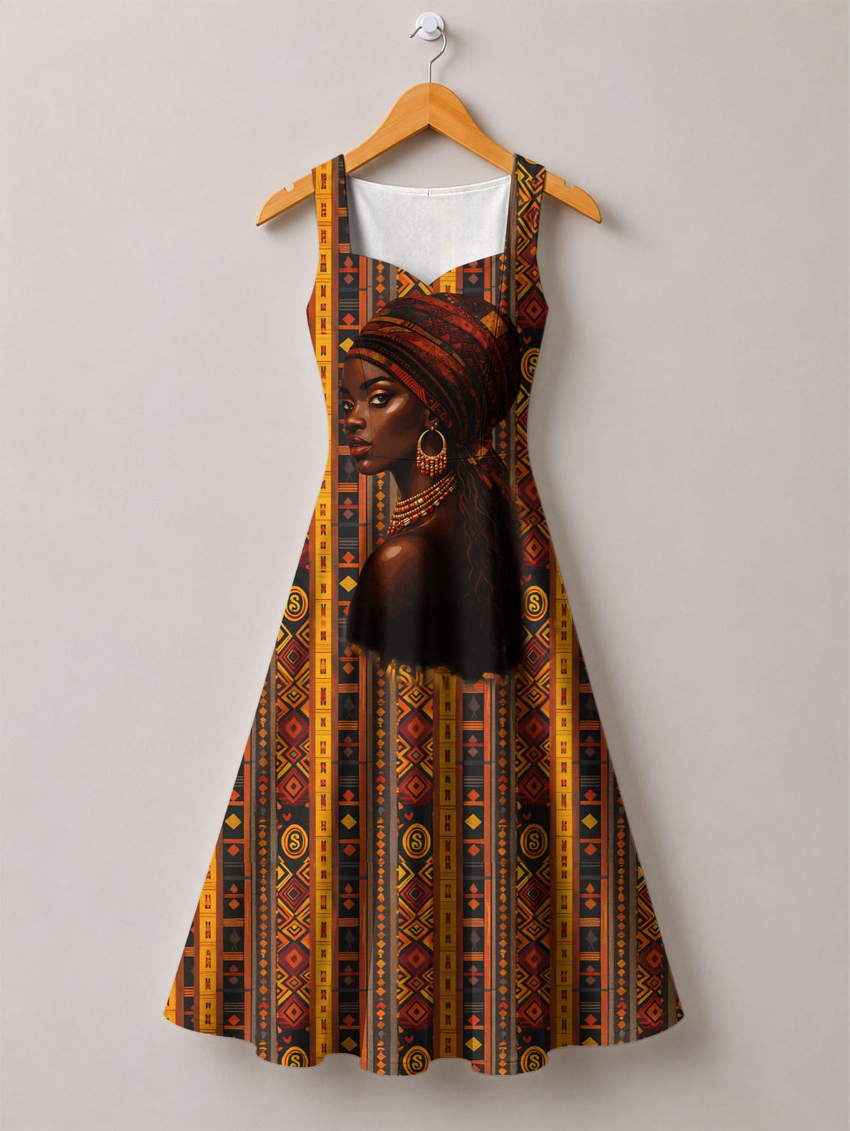 Melanin Radiance Cotton Corset Dress
