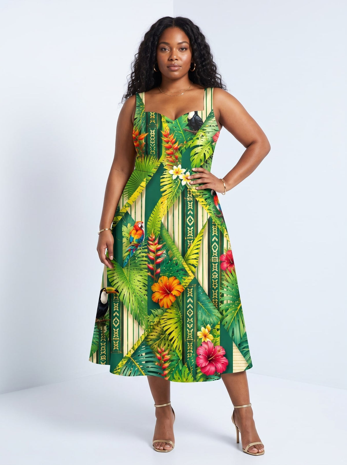 'Msitu' Cotton Corset Dress
