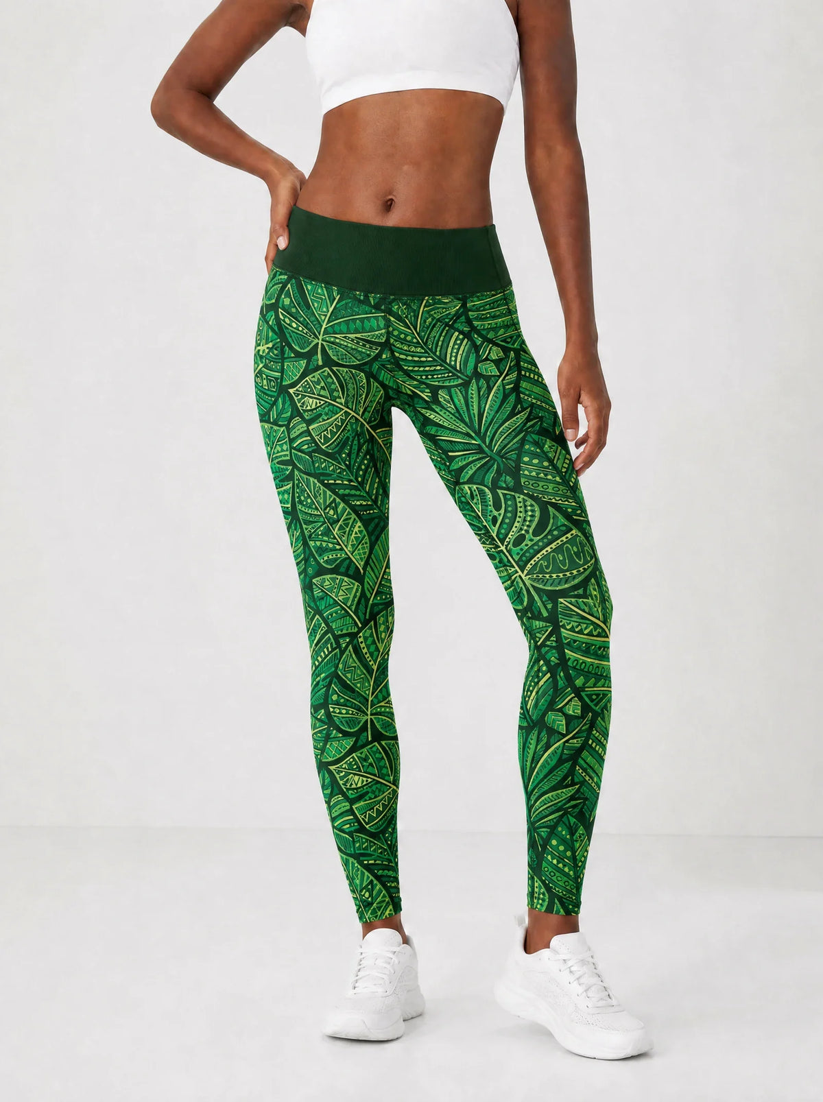 'Asili' Emerald Leggings