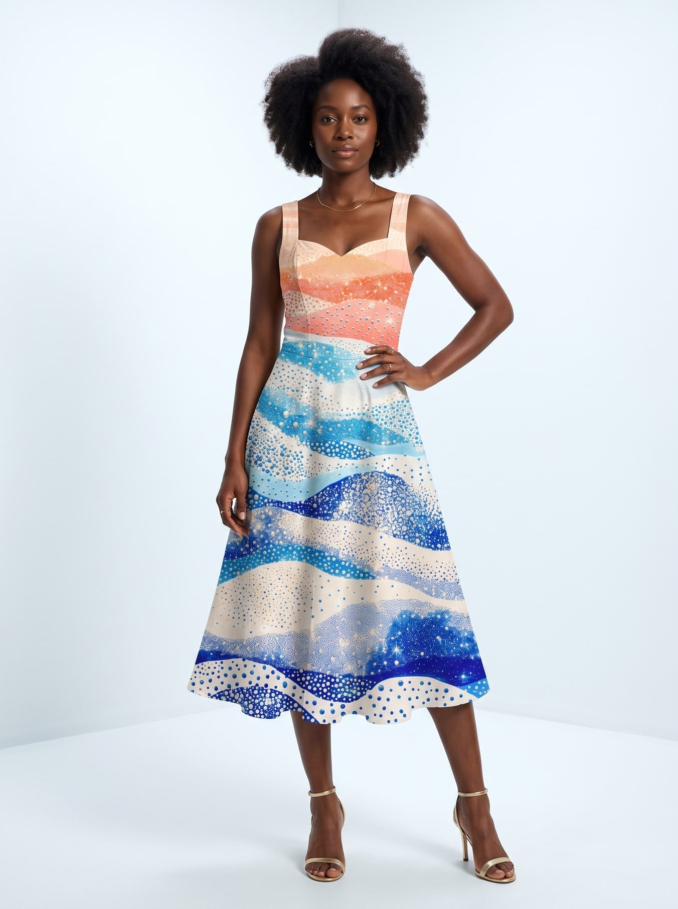 'Maji' Cotton Corset Dress