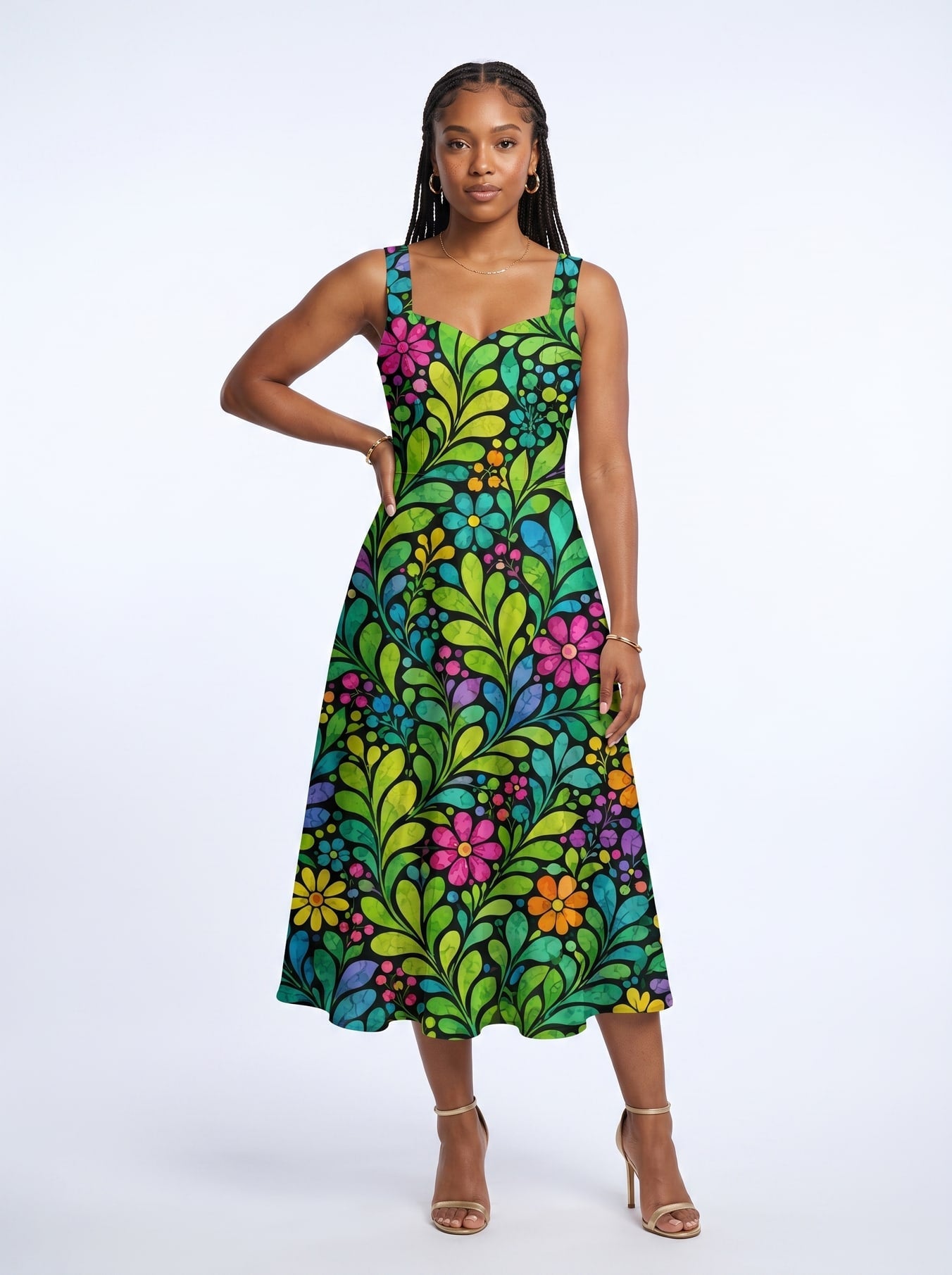 'Zumaridi' Cotton Corset Dress