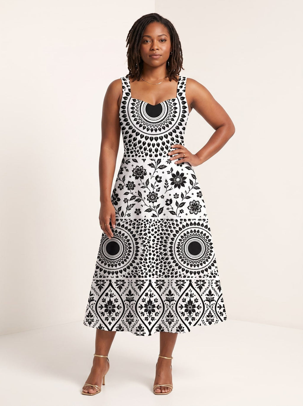 'Mwanga' Cotton Corset Dress
