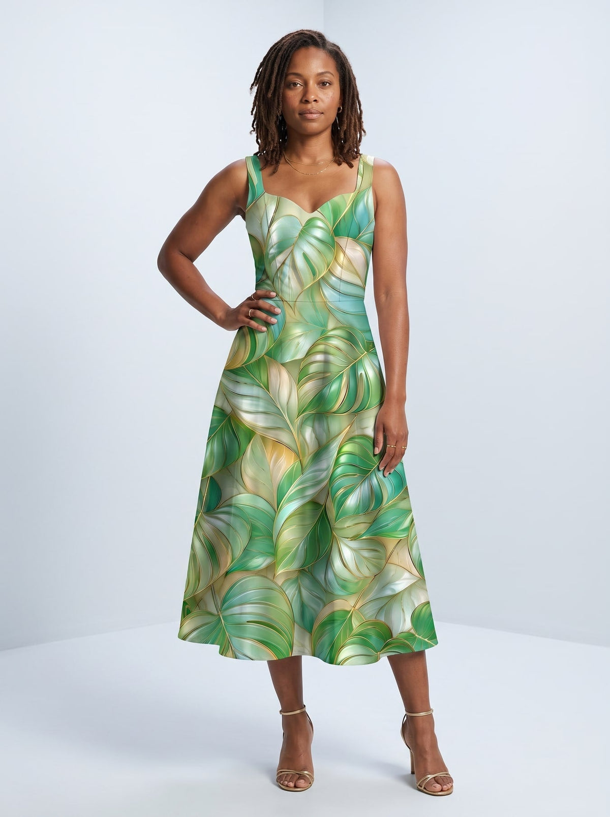 'Mwitu' Cotton Corset Dress