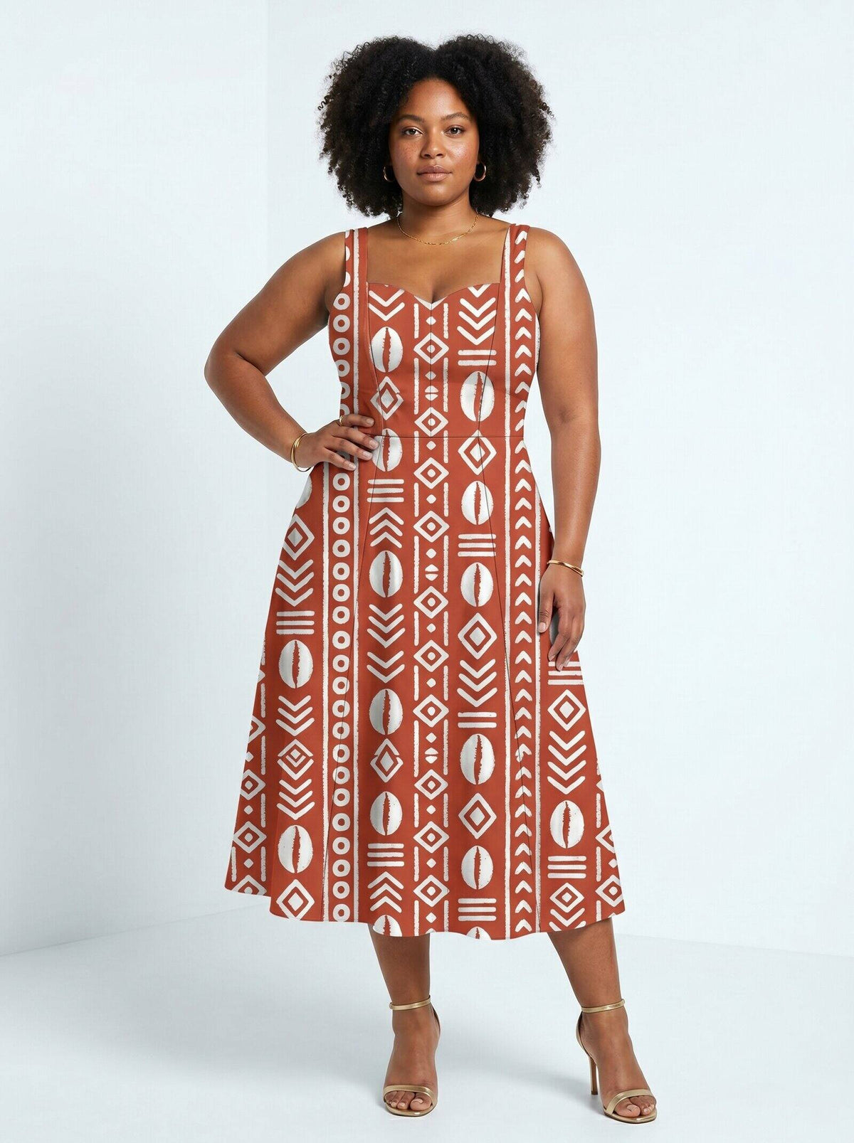 'Oshun Kijani' Cotton Corset Dress