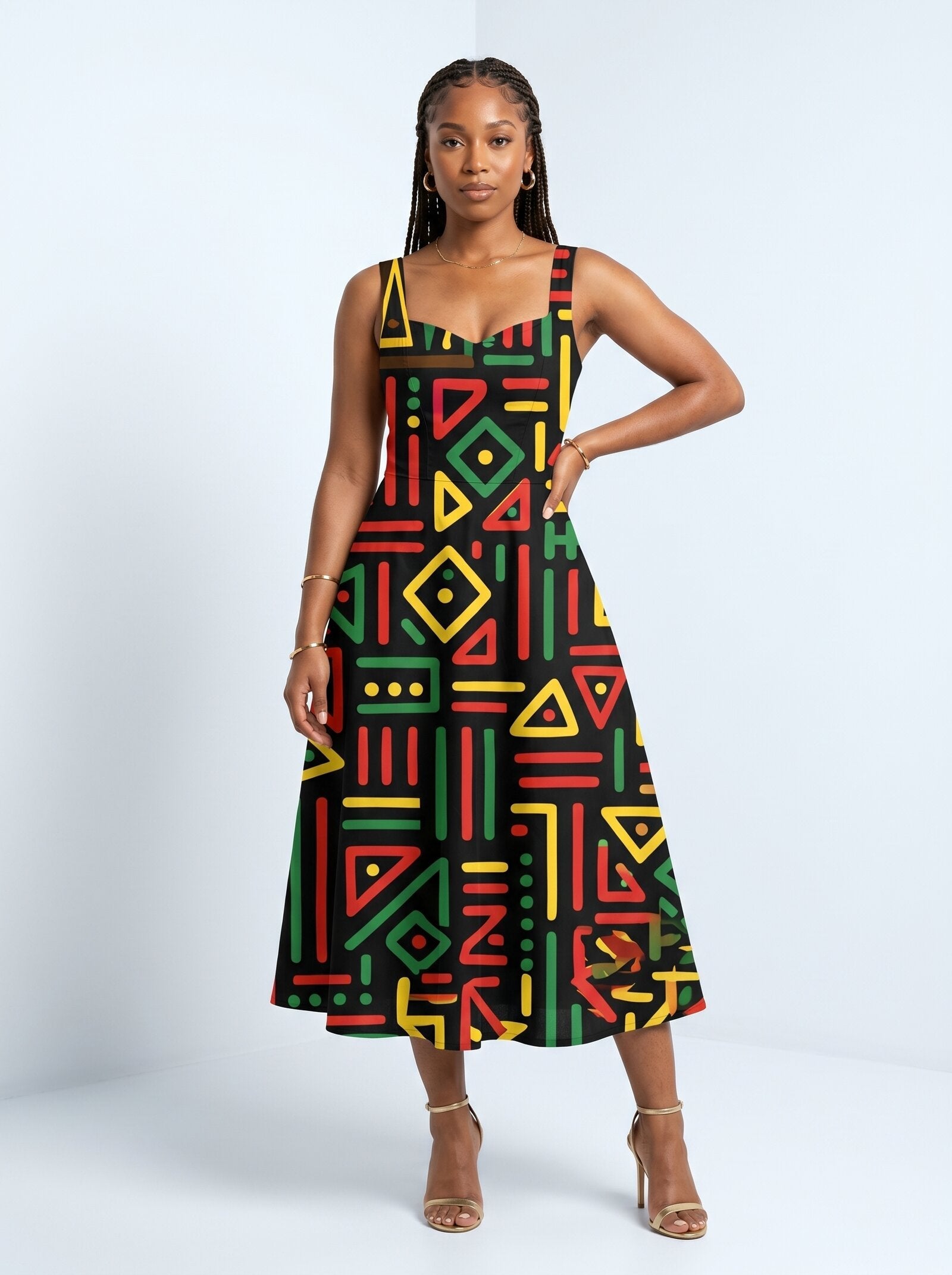 'Nairobi' Cotton Corset Dress