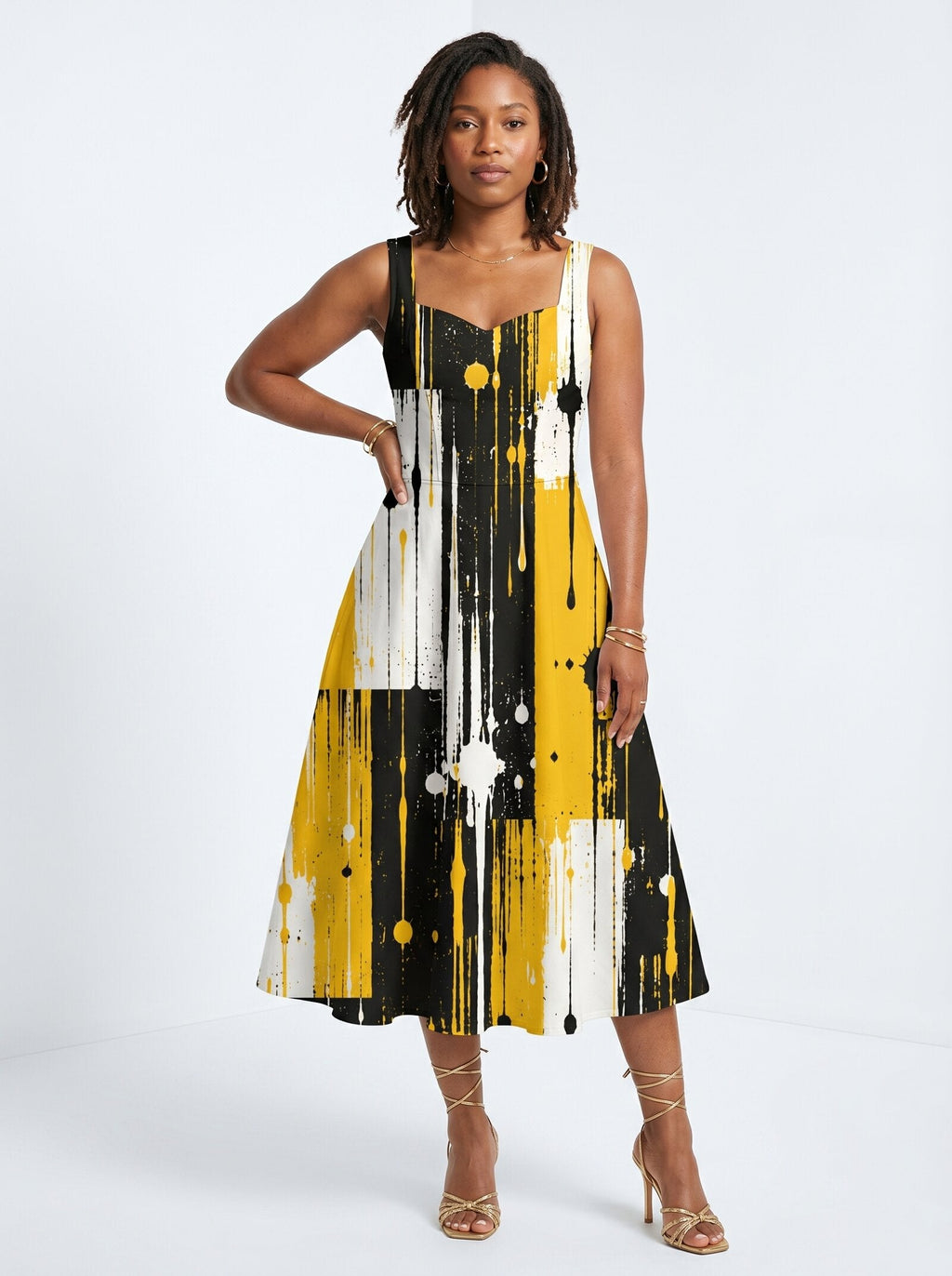 'Mvua' Cotton Corset Dress