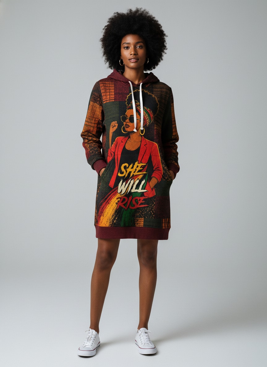 'Inuka' Hoodie Dress