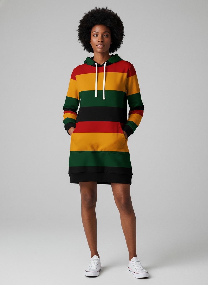 'Accra' Hoodie Dress