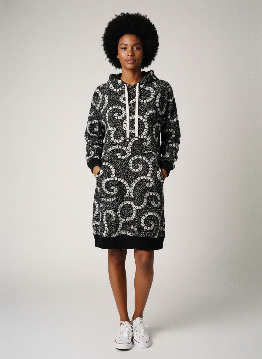 'Duara' Hoodie Dress