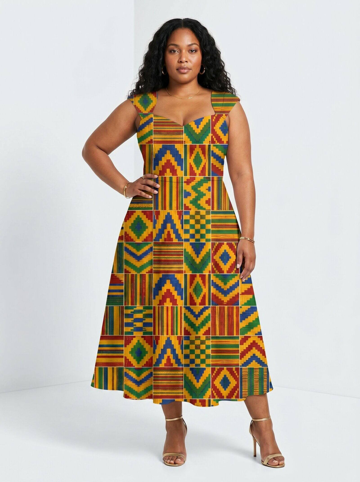'Kumasi' Cotton Corset Dress
