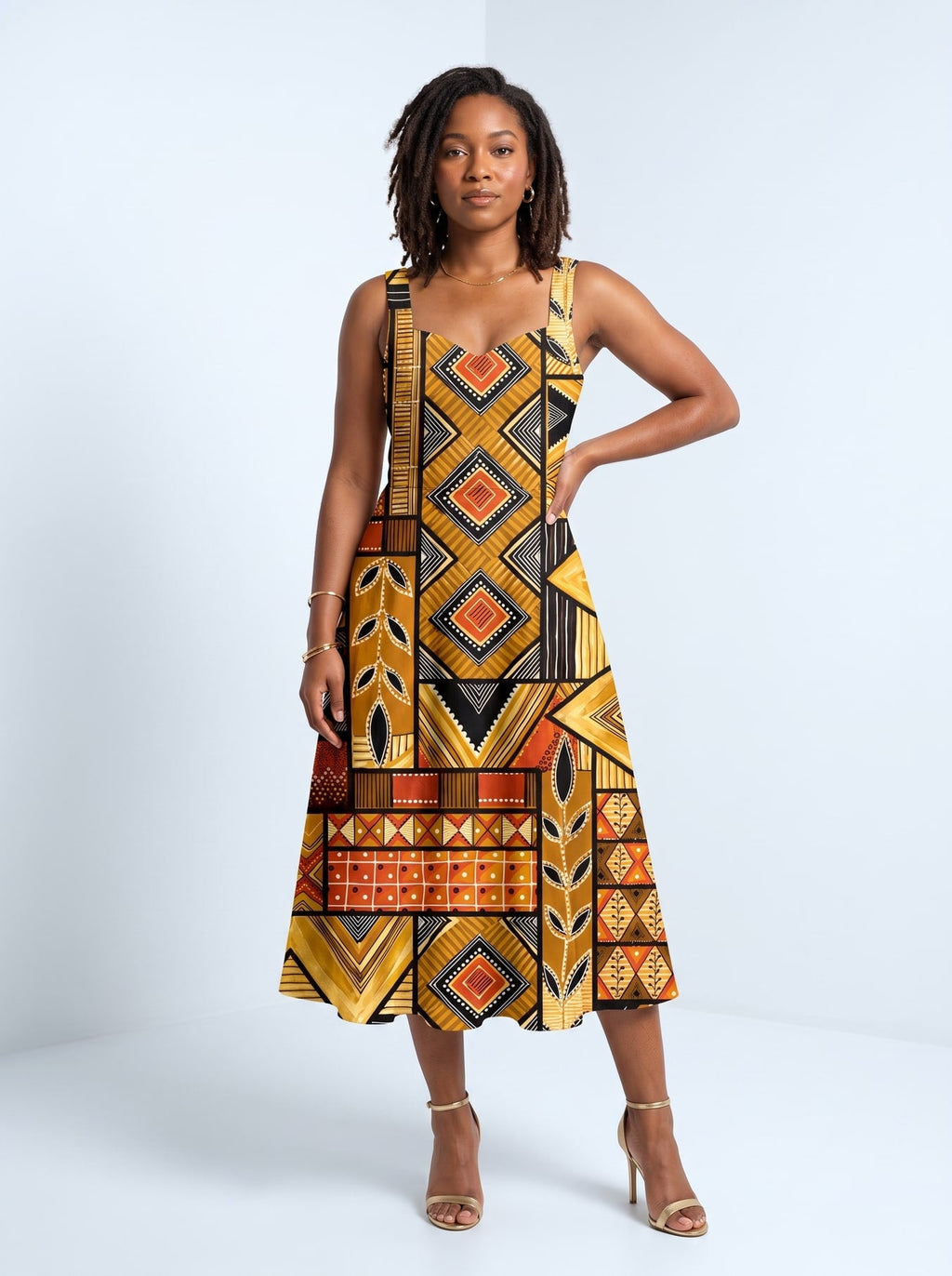 'Ardhi' Cotton Corset Dress