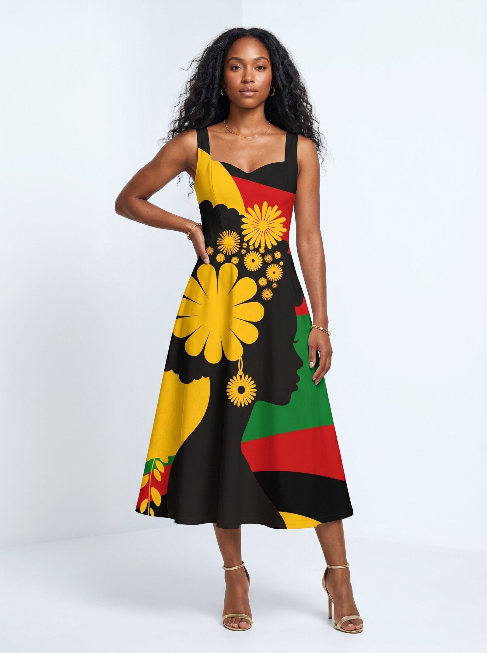 'Furaha' Cotton Corset Dress