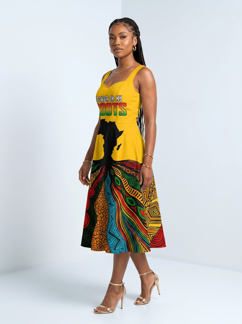 'Mzizi' Cotton Corset Dress