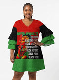 Unapologetic Stacked Ruffle Sleeve Dress