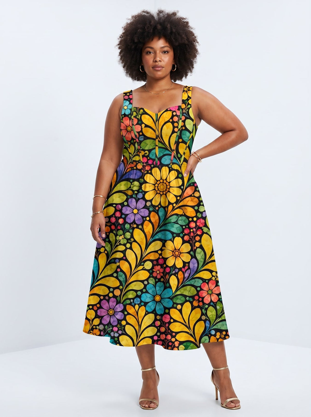 'Njano' Corset Dress