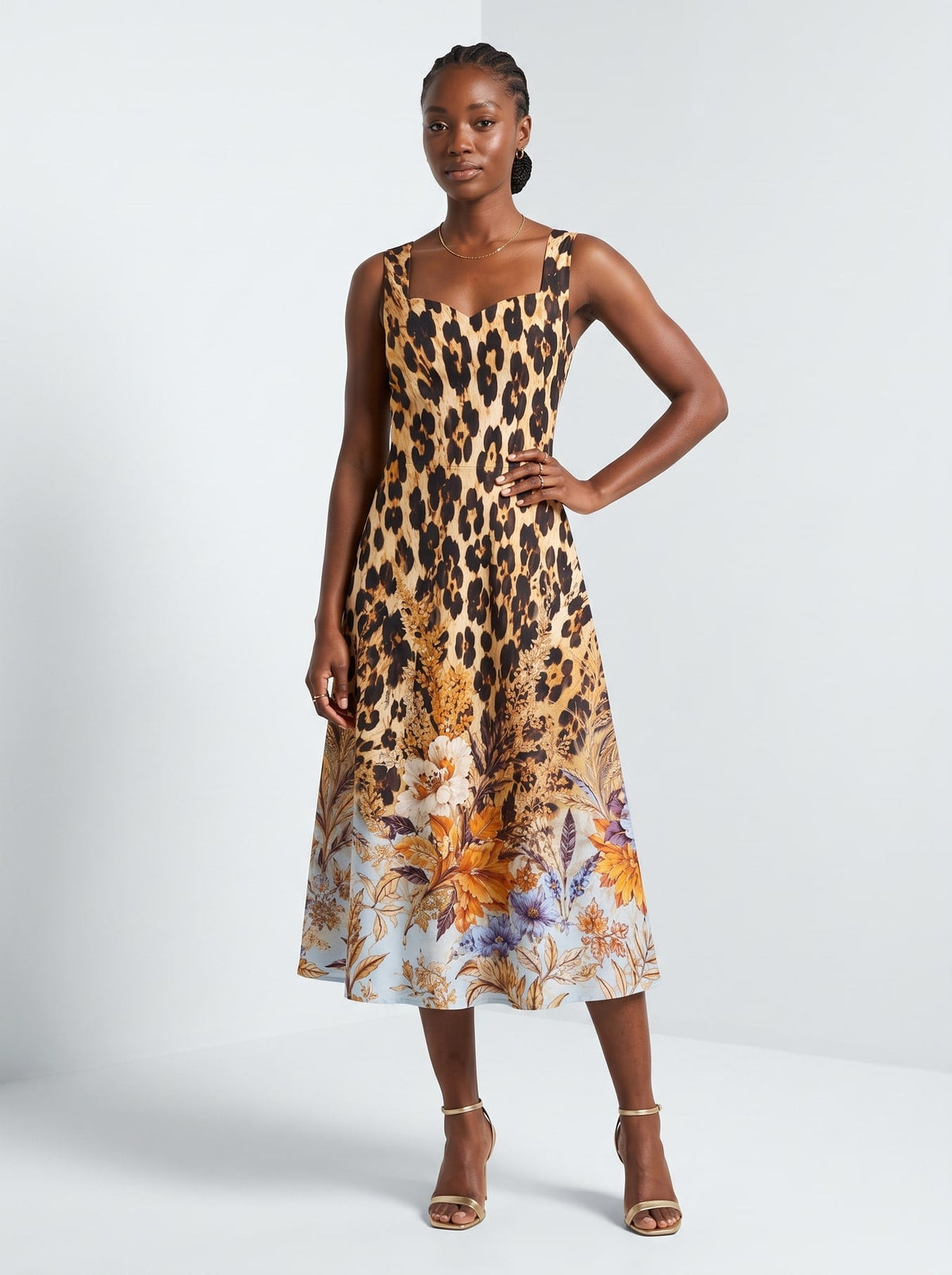'Madoa' Cotton Corset Dress