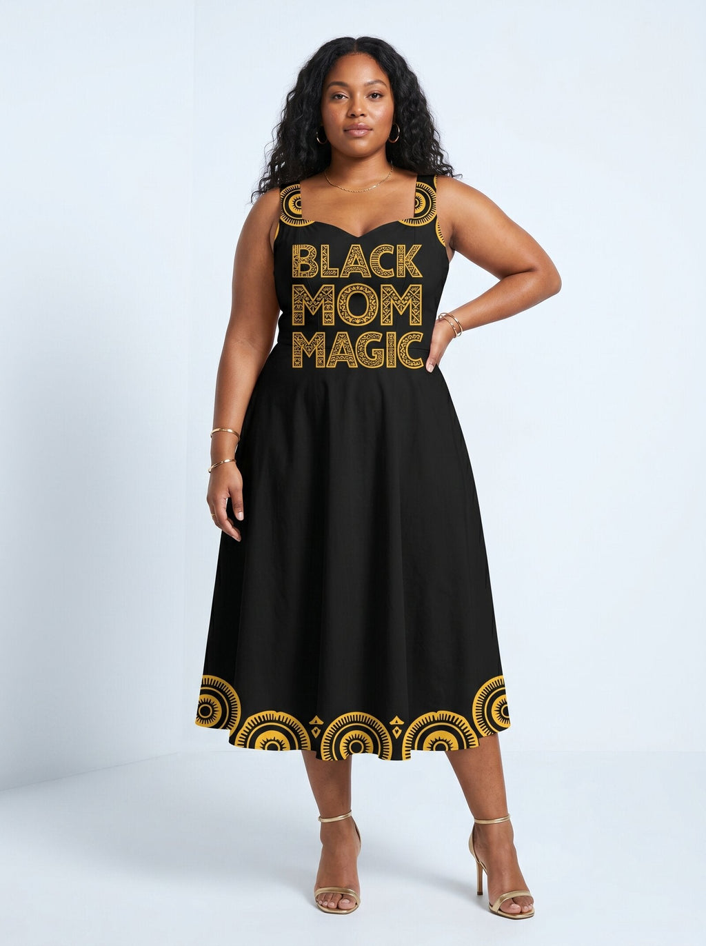 'Mamafo' Cotton Corset Dress