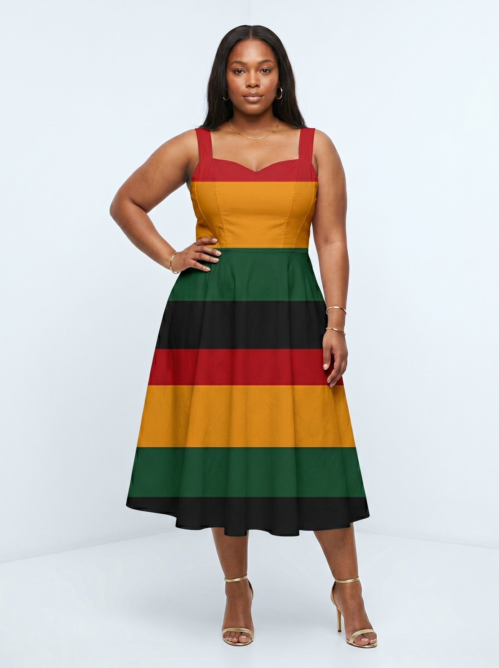 'Accra' Cotton Corset Dress