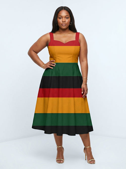 'Accra' Cotton Corset Dress