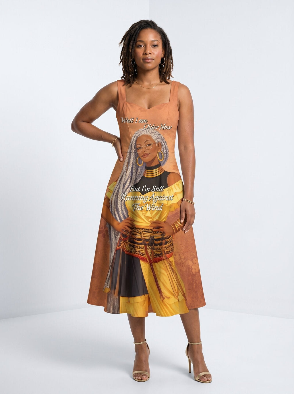 'Shujaa' Cotton Corset Dress