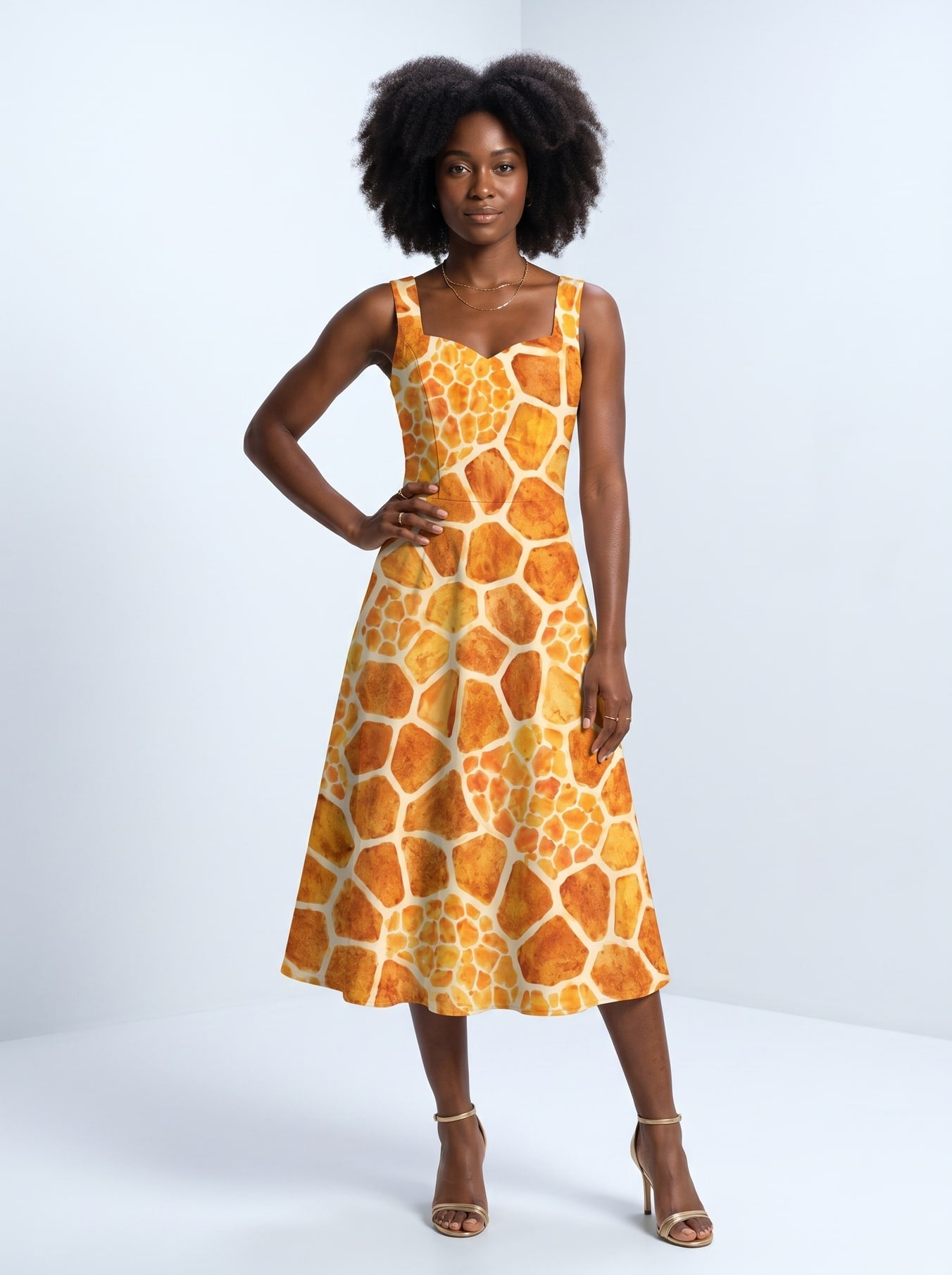 'Twiga' Cotton Corset Dress