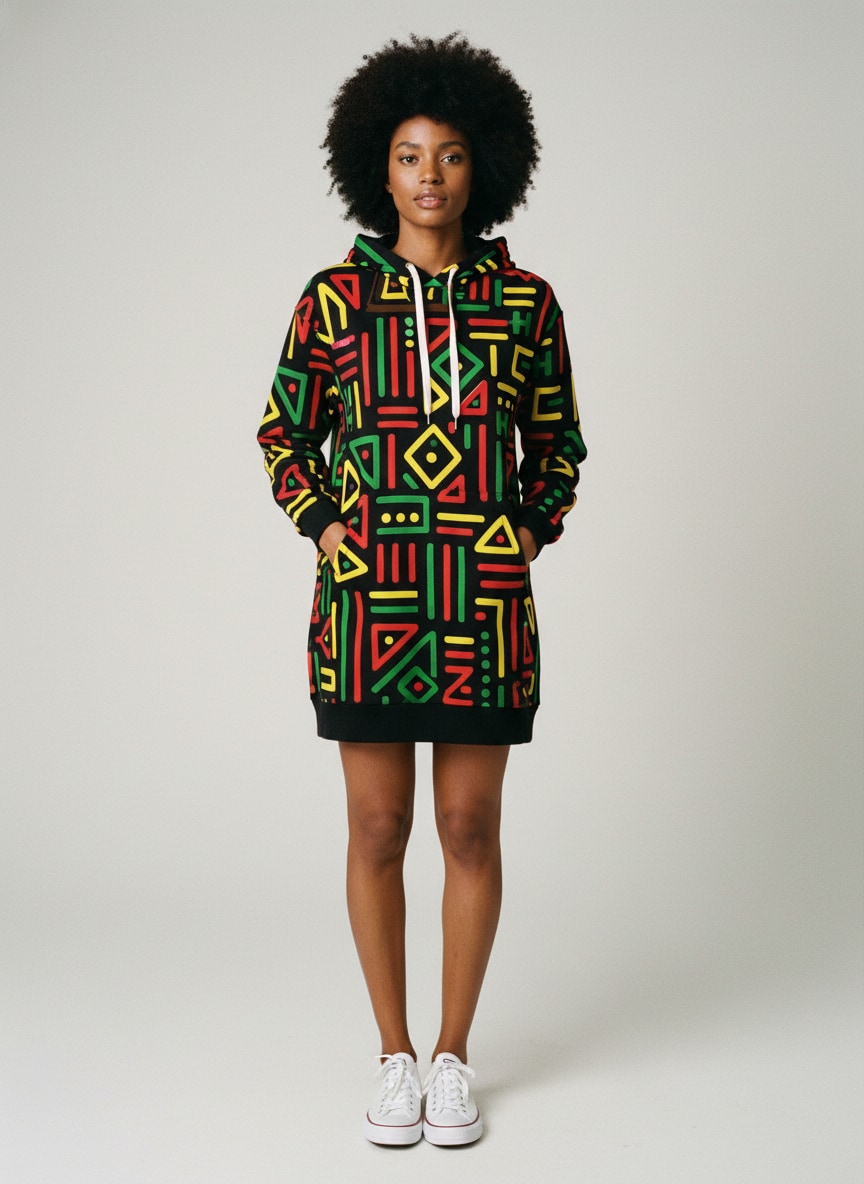 'Nairobi' Hoodie Dress