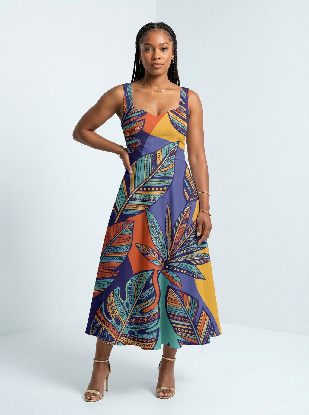 'Majani' Corset Dress