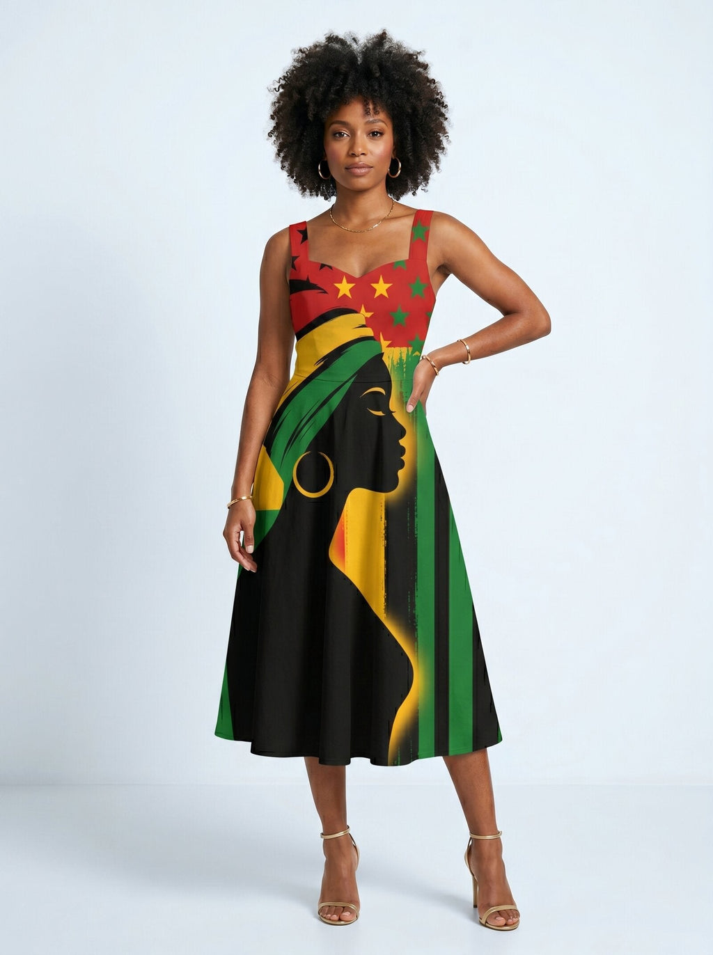 'Kwanza' Cotton Corset Dress