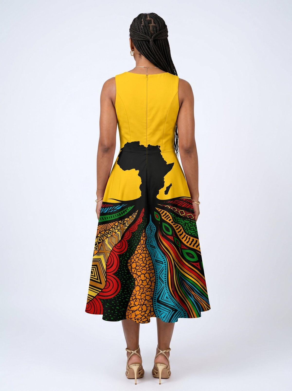 'Mzizi' Cotton Corset Dress