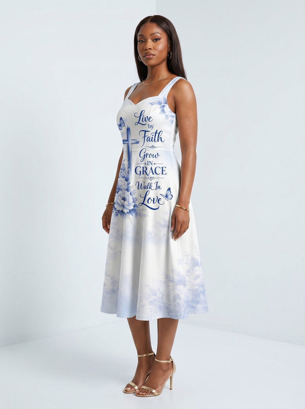 'Neema' Cotton Corset Dress