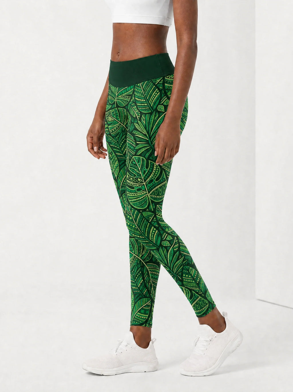 'Asili' Emerald Leggings